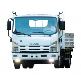 ISUZU NPR 82 L CNG COMFORT flatbed truck, 4x2, 130 hp, 3.6 tons