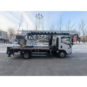 ISUZU ELF drilling and crane vehicle, KV100, 4x2, 130 hp, 5 t