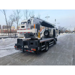 ISUZU ELF drilling and crane vehicle, KV100, 4x2, 130 hp, 5 t