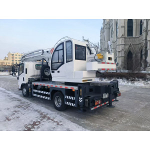 ISUZU ELF drilling and crane vehicle, KV100, 4x2, 130 hp, 5 t