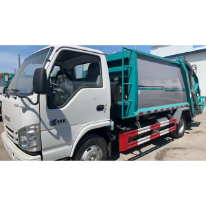 Garbage truck ISUZU ELF 100P, 4x2, 130 hp, 6 m3