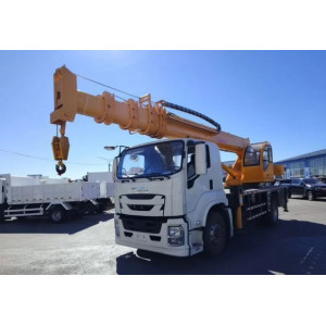 Drilling and crane machine ISUZU GIGA, 4x2, 140 hp, 5 t