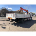 ISUZU GIGA 4x2 flatbed truck with a 7-ton crane, 205 hp.