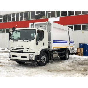 Garbage truck MKZ 50-16 on the ISUZU FORWARD chassis with an automatic control system
