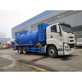 Vacuum truck (sewage truck) ISUZU GIGA, 6x4, 350 hp, 20 m3
