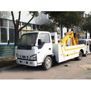 Integrated tow truck ISUZU 600P, 5t