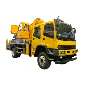 Aerial work platform on an ISUZU FVR 4x2 chassis, double cabin, diesel, 34 meters